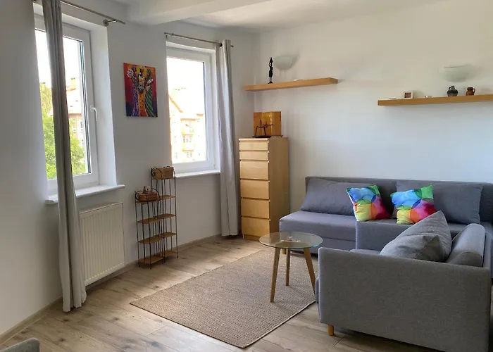 Pomaranczowy - Kawalerka W Srodmiesciu 아파트 *