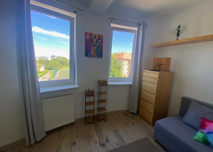 Pomaranczowy - Kawalerka W Srodmiesciu 아파트 *